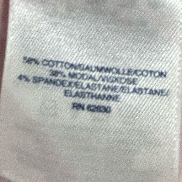 Lands End ladies dress 1X plus size pink white v-ditsy print casual everyday - Picture 6 of 12